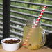 Fiesta Compostable Paper Smoothie Straws Red Stripes (250 Pack) Fiesta Compostable