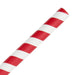 Fiesta Compostable Paper Smoothie Straws Red Stripes (250 Pack) Fiesta Compostable