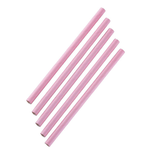Fiesta Compostable Paper Smoothie Straws Pink (250 Pack) Fiesta Compostable