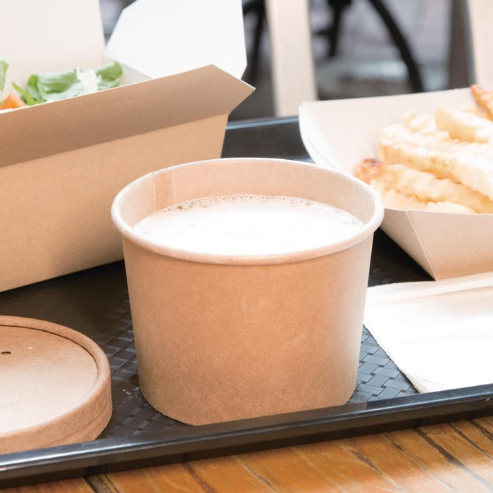 Fiesta Compostable Soup Containers 98mm 340ml / 12oz (500 Pack) Fiesta Compostable