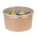 Fiesta Compostable Round Kraft Salad Bowls 1000ml / 35oz (300 Pack) Fiesta Compostable