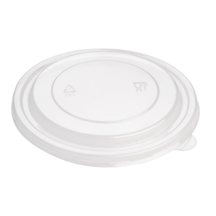 Fiesta Recyclable PET Round Salad Bowl Lids (300 Pack) Fiesta Recyclable