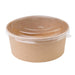 Fiesta Recyclable PET Round Salad Bowl Lids (300 Pack) Fiesta Recyclable