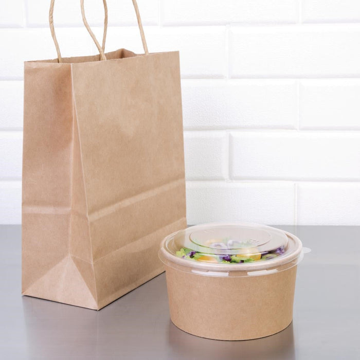 Fiesta Recyclable PET Round Salad Bowl Lids (300 Pack) Fiesta Recyclable