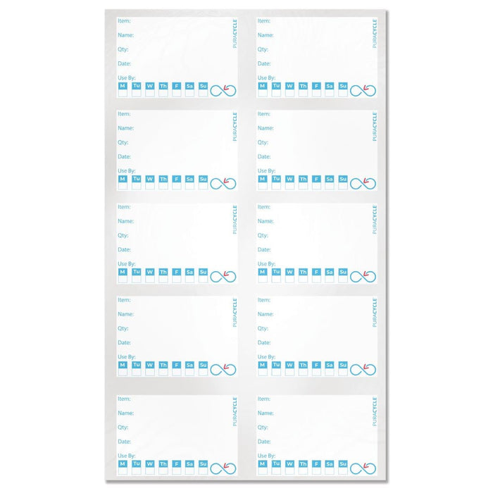 Puracycle Reusable Day Labels (50 Pack) PuraCycle