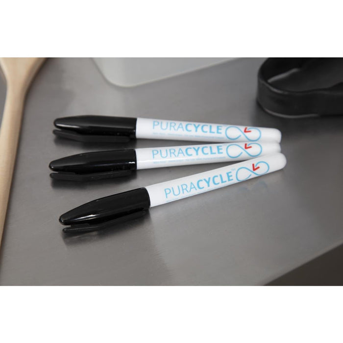 Puracycle Non-Toxic Marker Pens Black 3 Pack PuraCycle