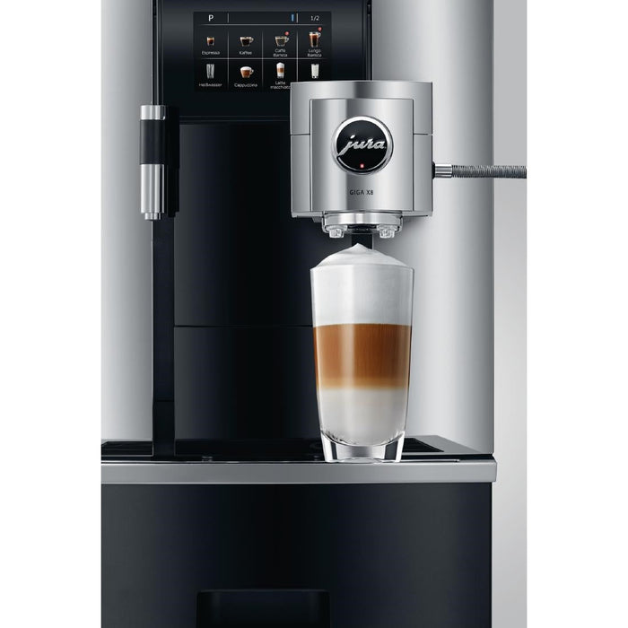 Jura Giga X8 Manual Fill Bean to Cup Coffee Machine Black Jura