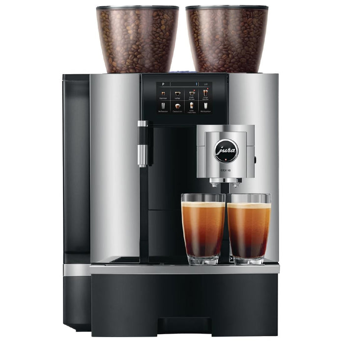 Jura Giga X8 Manual Fill Bean to Cup Coffee Machine Black Jura