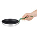 Hygiplas Aluminium Non-stick Teflon Platinum Plus Frying Pan Green Handle 20cm Hygiplas