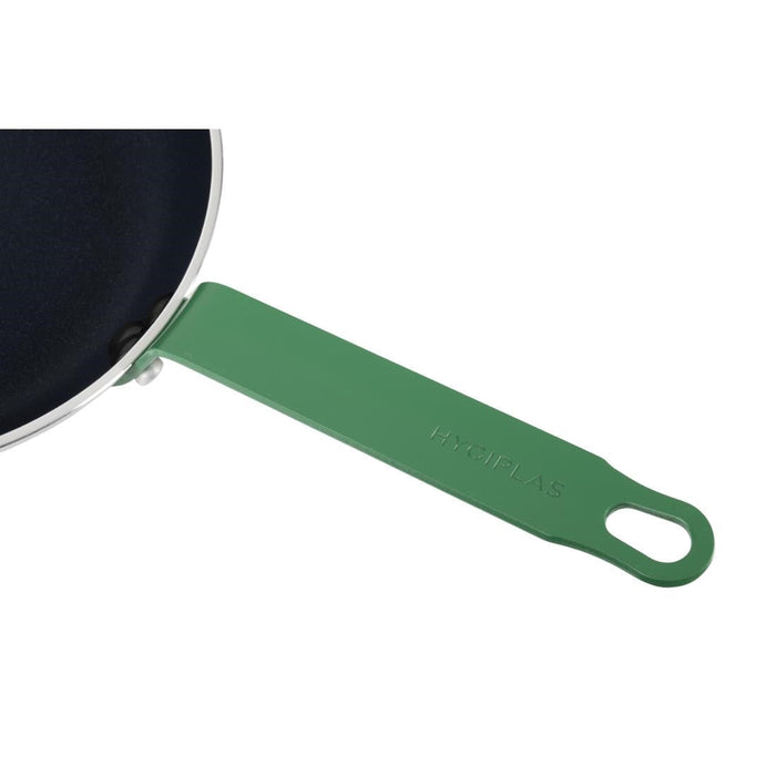 Hygiplas Aluminium Non-stick Teflon Platinum Plus Frying Pan Green Handle 24cm Hygiplas