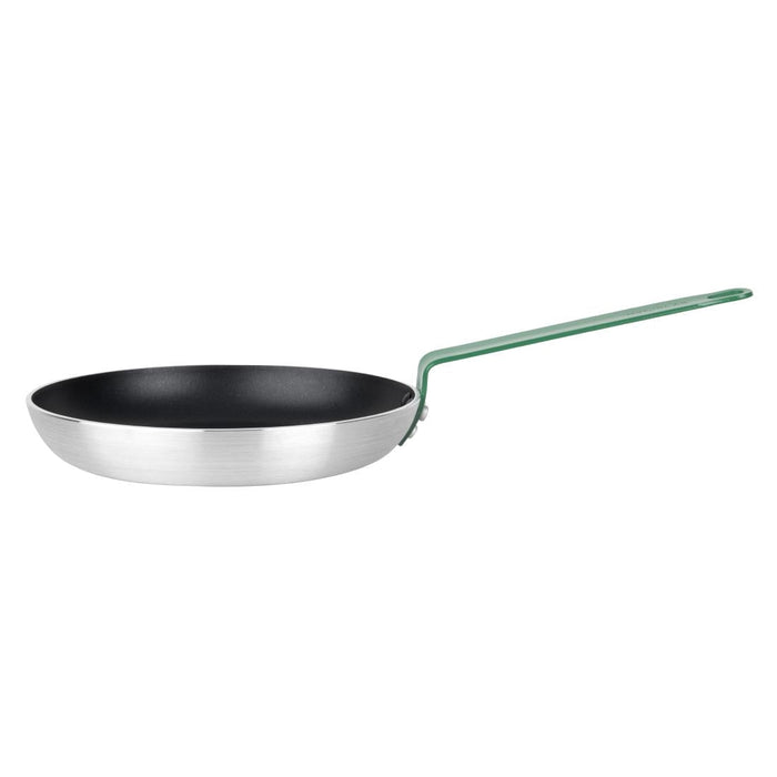 Hygiplas Aluminium Non-stick Teflon Platinum Plus Frying Pan Green Handle 28cm Hygiplas