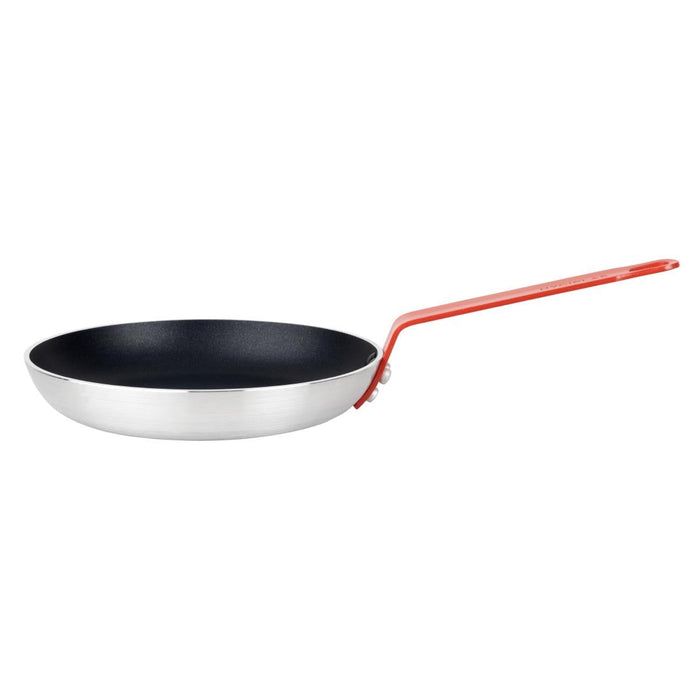 Hygiplas Aluminium Non-Stick Teflon Platinum Plus Frying Pan with Red Handle 24cm Hygiplas