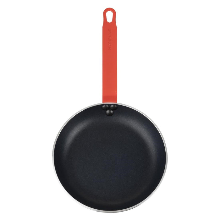Hygiplas Aluminium Non-Stick Teflon Platinum Plus Frying Pan with Red Handle 24cm Hygiplas