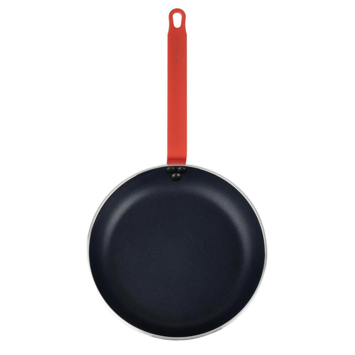 Hygiplas Aluminium Non-stick Teflon Platinum Plus Frying Pan with Red Handle 28cm Hygiplas