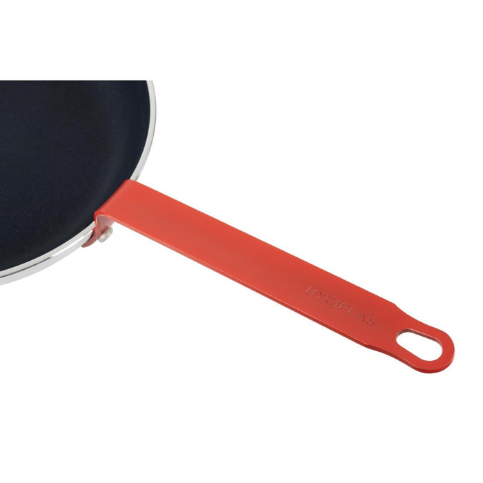 Hygiplas Aluminium Non-stick Teflon Platinum Plus Frying Pan with Red Handle 28cm Hygiplas