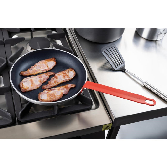 Hygiplas Aluminium Non-stick Teflon Platinum Plus Frying Pan with Red Handle 28cm Hygiplas