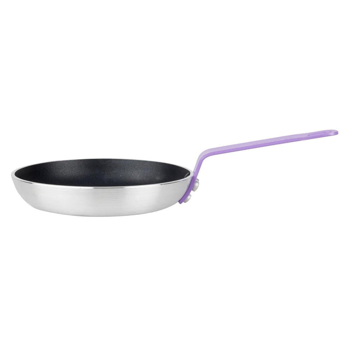 Hygiplas Aluminium Non-Stick Teflon Platinum Plus Frying Pan with Purple Handle 20cm Hygiplas