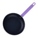 Hygiplas Aluminium Non-Stick Teflon Platinum Plus Frying Pan with Purple Handle 24cm Hygiplas