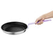Hygiplas Aluminium Non-stick Teflon Platinum Plus Frying Pan with Purple Handle 28cm Hygiplas