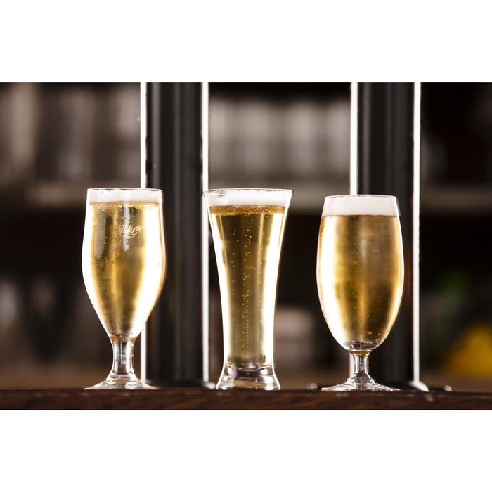 Olympia Stemmed Beer Glasses 420ml (6 Pack) Olympia