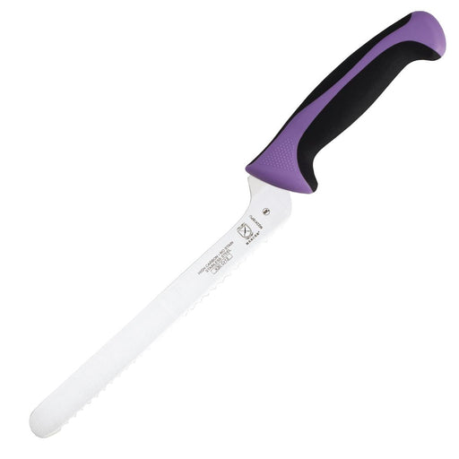 Blade Length: 8". Offset serrated blade. Weight: 225g