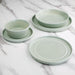 Olympia Cavolo Flat Round Plates Spring Green 270mm (4 Pack) Olympia