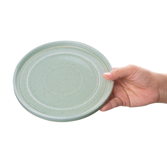 Olympia Cavolo Flat Round Plates Spring Green 180mm (6 Pack) Olympia