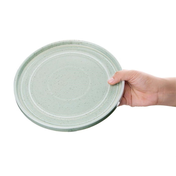Olympia Cavolo Flat Round Plates Spring Green 220mm (6 Pack) Olympia