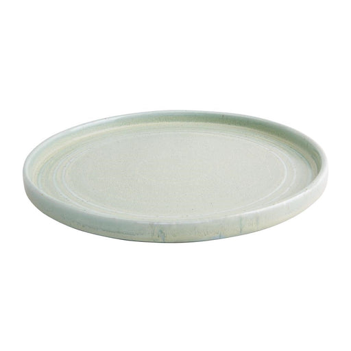 Olympia Cavolo Flat Round Plates Spring Green 270mm (4 Pack) Olympia