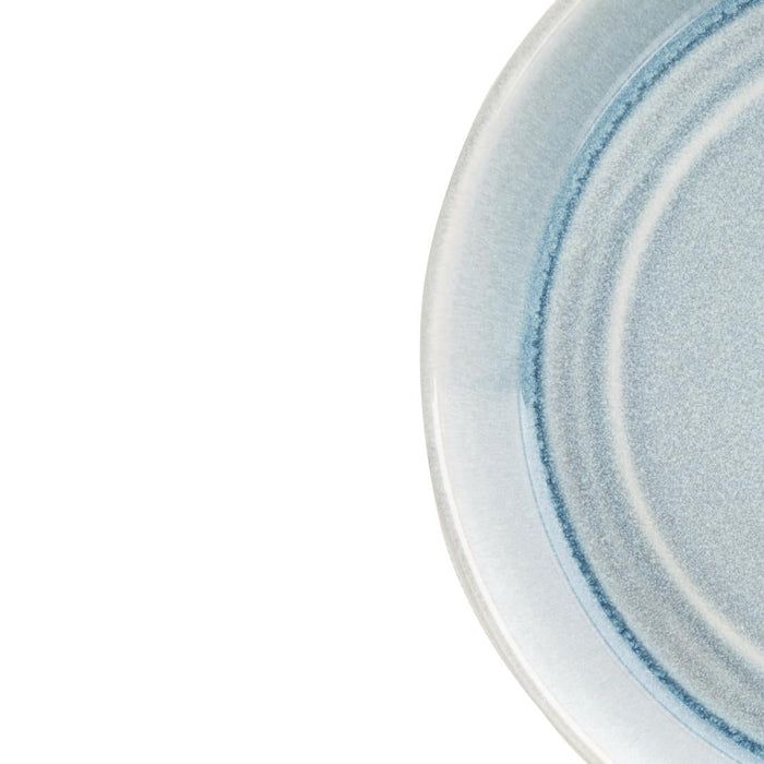 Olympia Cavolo Flat Round Bowls Ice Blue 220mm (4 Pack) Olympia