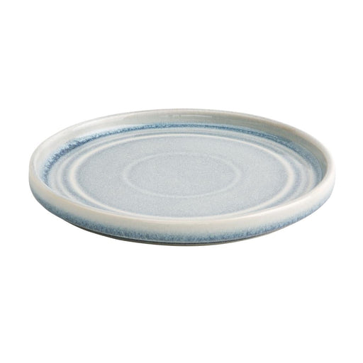 Olympia Cavolo Flat Round Plates Ice Blue 180mm (6 Pack) Olympia