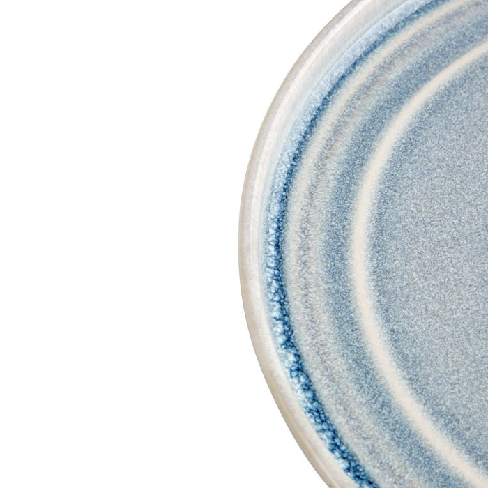 Olympia Cavolo Flat Round Plates Ice Blue 180mm (6 Pack) Olympia