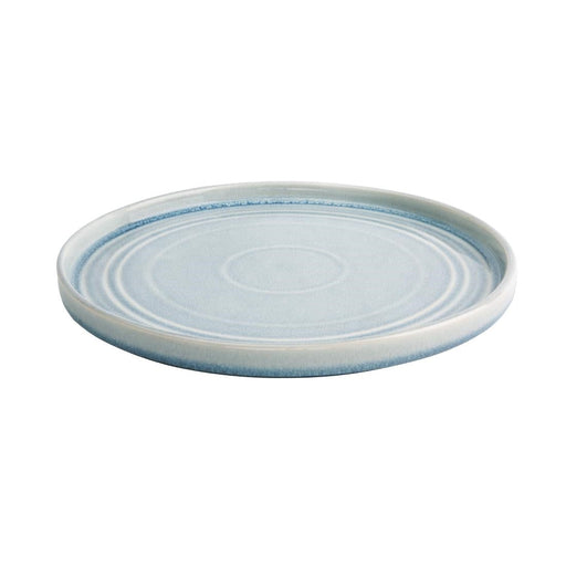 Olympia Cavolo Flat Round Plates Ice Blue 270mm (4 Pack) Olympia