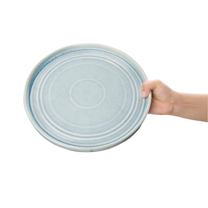 Olympia Cavolo Flat Round Plates Ice Blue 270mm (4 Pack) Olympia