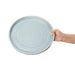 Olympia Cavolo Flat Round Plates Ice Blue 270mm (4 Pack) Olympia