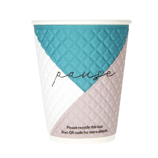 Huhtamaki Pause Disposable Coffee Cups Double Wall 340ml (740 Pack) Huhtamaki