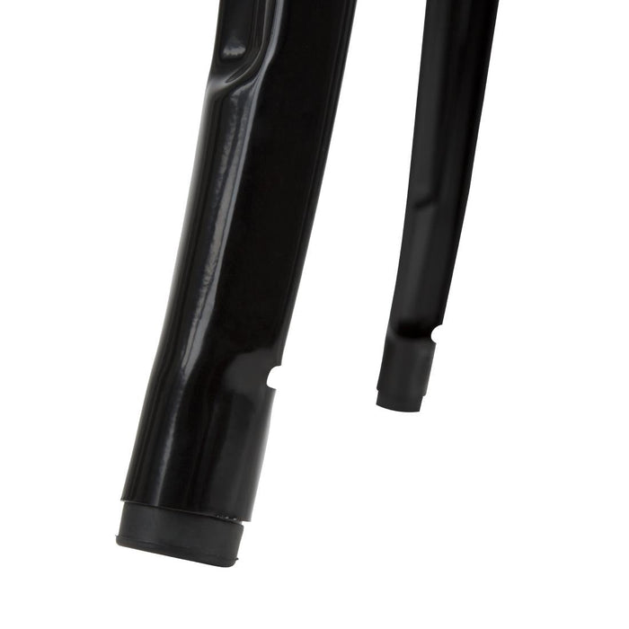 Bolero Bistro Bar Table with Wooden Top Black Bolero