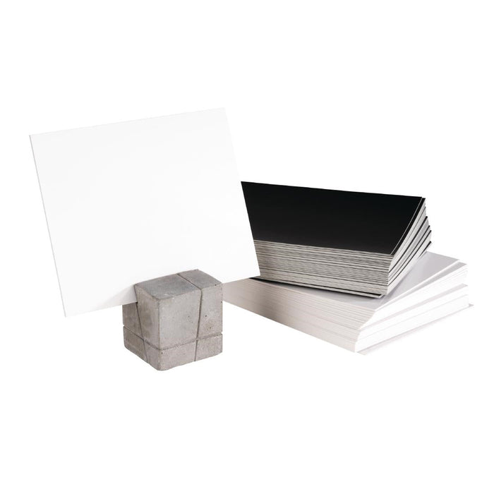 APS Concrete Effect Table Stand Square (4 Pack) APS
