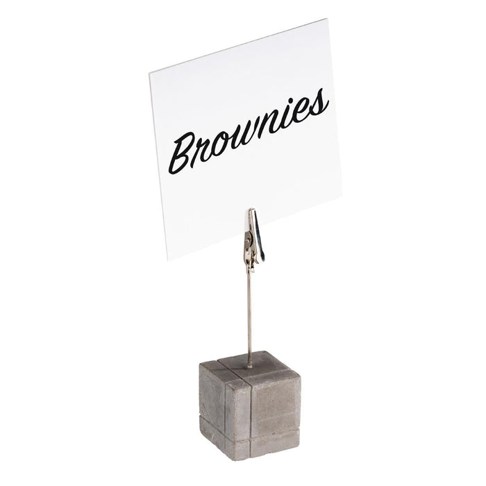APS Concrete Effect Table Stand Square With Peg (4 Pack) APS