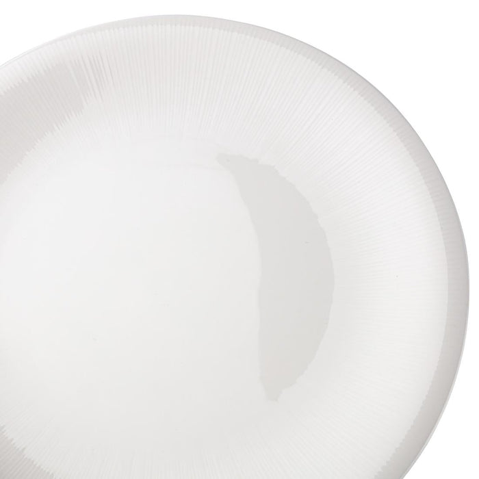 Royal Bone Ascot Embossed Coupe Plates 265mm (6 Pack) Royal Bone China