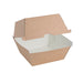 Fiesta Compostable Kraft Burger Boxes Large 112mm (150 Pack) Fiesta Compostable