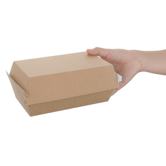 Fiesta Compostable Kraft Food Boxes Small 172mm (200 Pack) Fiesta Compostable