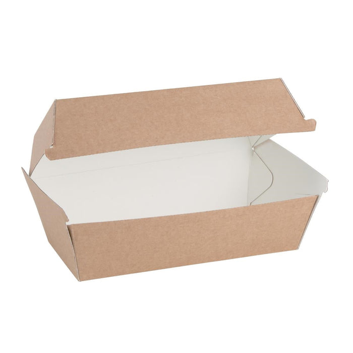 Fiesta Compostable Kraft Food Boxes Small 172mm (200 Pack) Fiesta Compostable