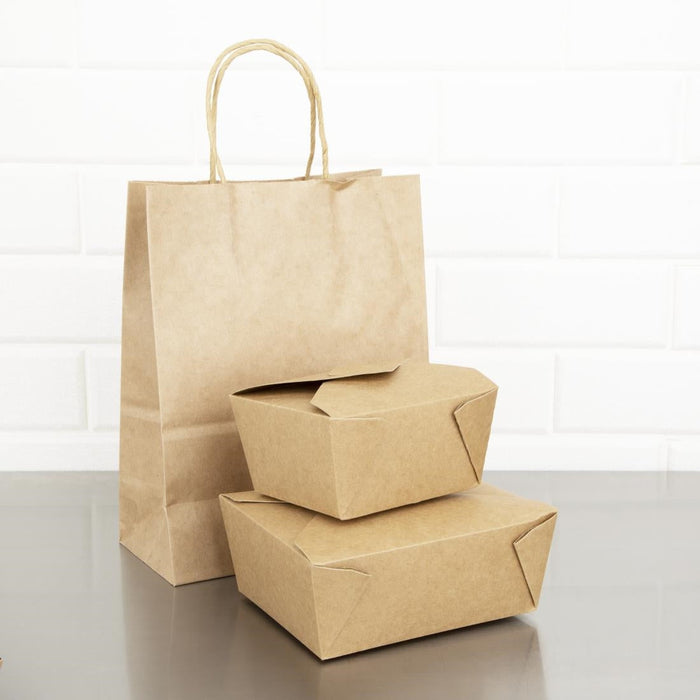 Fiesta Compostable Paperboard Food Cartons 1200ml / 42oz (200 Pack) Fiesta Compostable