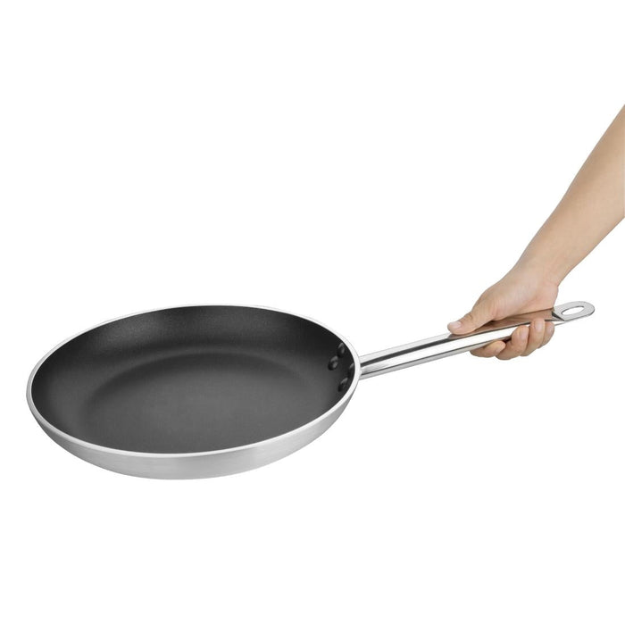 Vogue Aluminium Non-Stick Teflon Platinum Plus Frying Pan 32cm Vogue