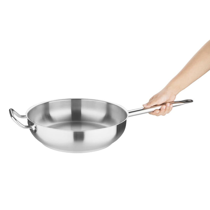 Vogue Stainless Steel Sauté Pan 30cm Vogue