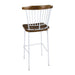Bolero Scandi High Stools White (2 Pack) Bolero