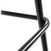 Bolero Scandi High Stools Black (2 Pack) Bolero