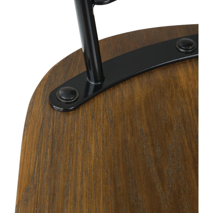 Bolero Scandi High Stools Black (2 Pack) Bolero