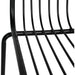 Bolero Steel Wire High Stools Black (4 Pack) Bolero
